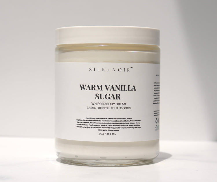Warm Vanilla Sugar Whipped Body Cream – Silk + Noir