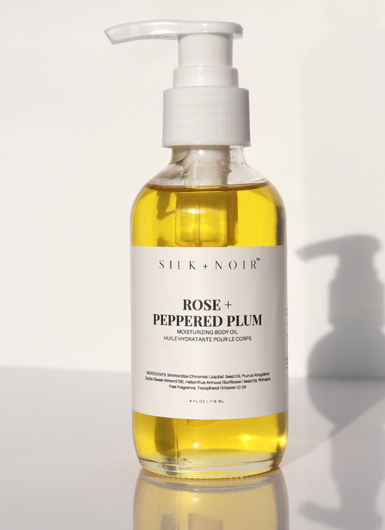 Rose + Peppered Plum Moisturizing Body Oil